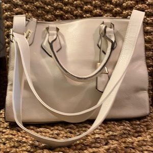 🌴Charming Charlie vegan leather bag. Cream.